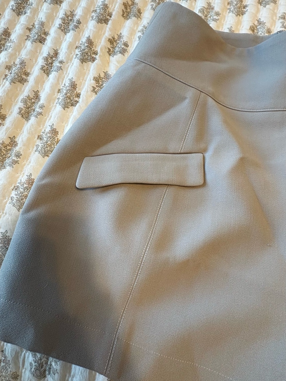 “OddMuse London Tailored High Waist Shorts Gray Taupe Size Large” - Picture 2 of 8